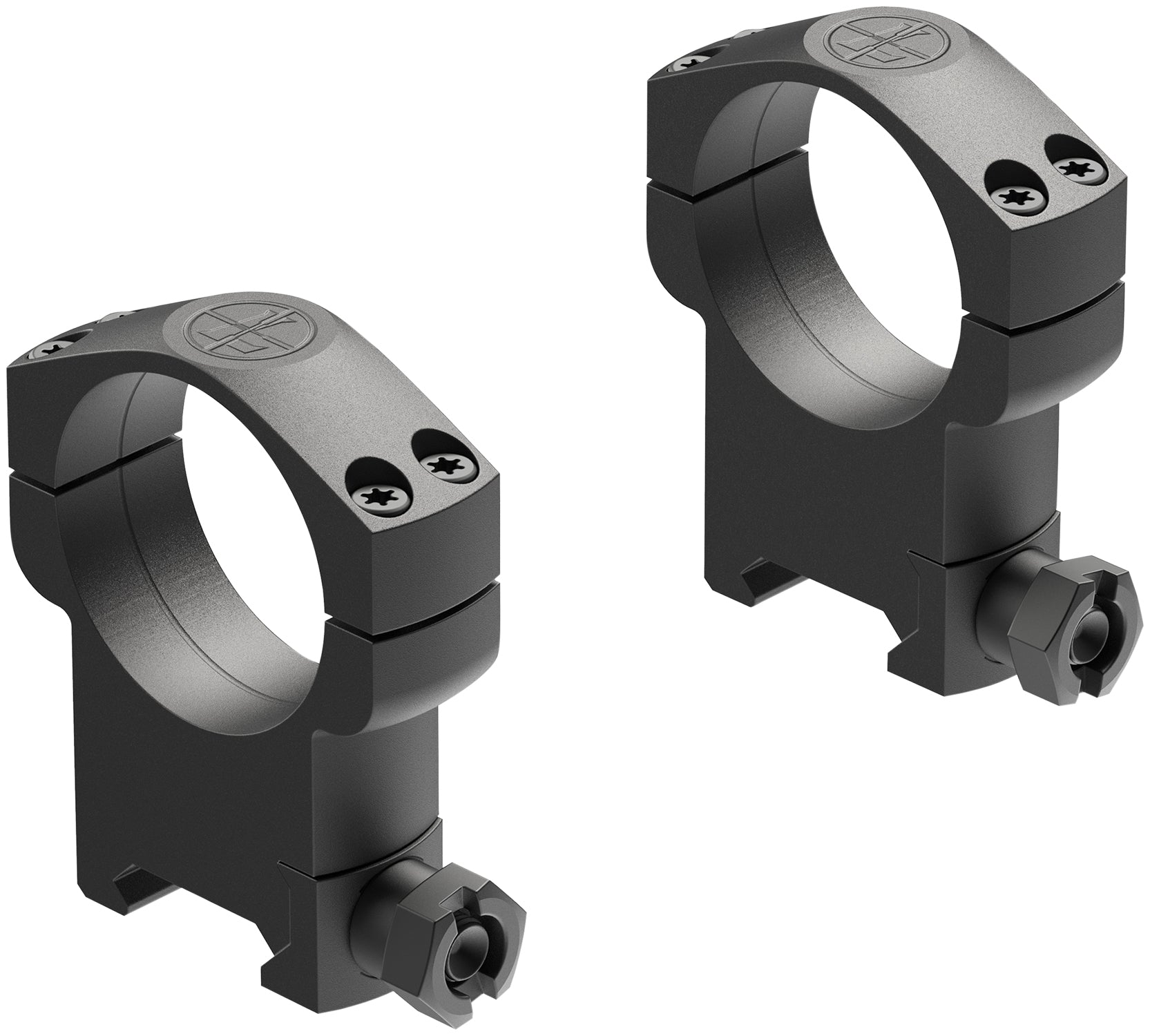 Leupold Mark 4 174942 Matte Black 35mm Super High Picatinny Scope Ring Set