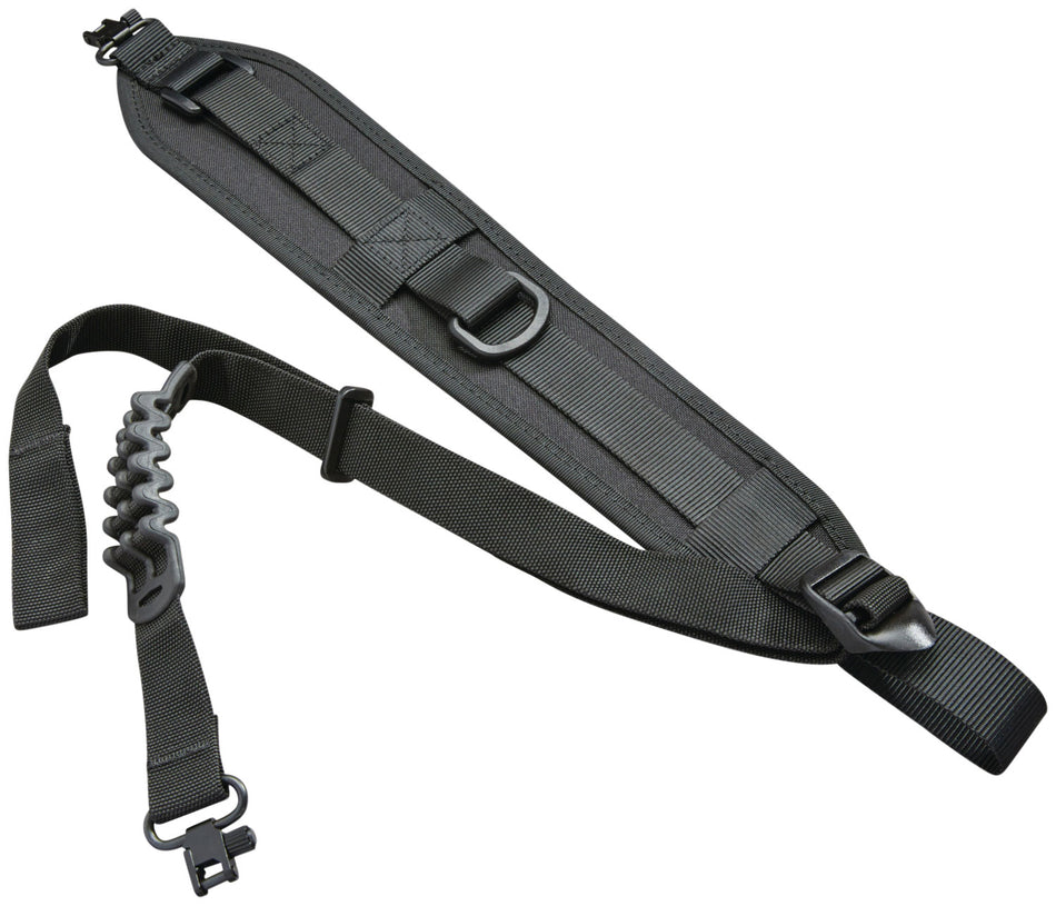 Butler Creek Quick Carry Padded Sling Black Neoprene 1.25" Wide 27"-36" OAL QD Swivels