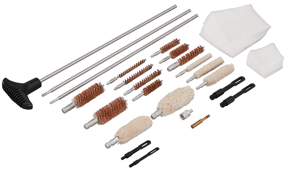 Hoppe's UAC76 Multi-Caliber Universal Accessory Gun Cleaning Kit – Silver Hard Case