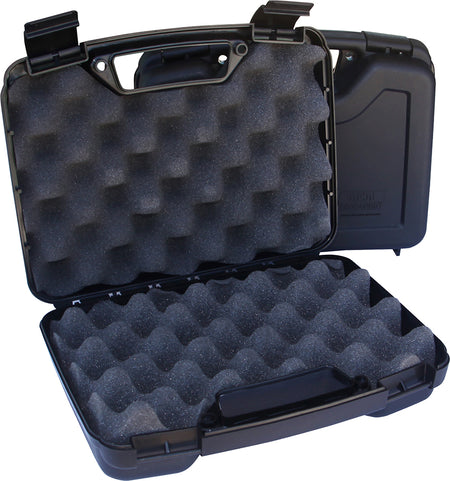 MTM Case-Gard SS-2500 Black Polypropylene Pistol Case Foam-Lined Fits Barrels Up to 4"