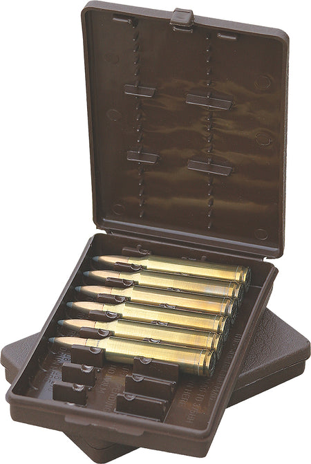 MTM Case-Gard W9LM70 9 Round Multi-Caliber Rifle Ammo Wallet Brown Polymer
