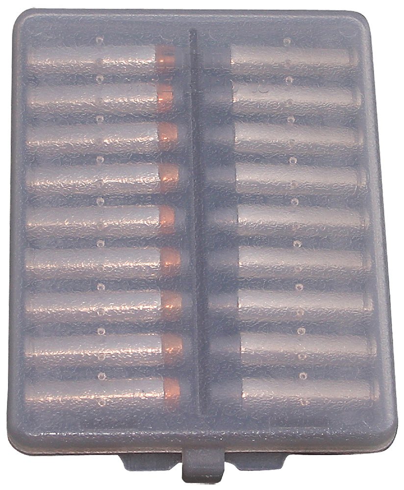 MTM Case-Gard W18941 18 Round .380 ACP 9mm Luger Handgun Ammo Wallet Clear Smoke Polymer