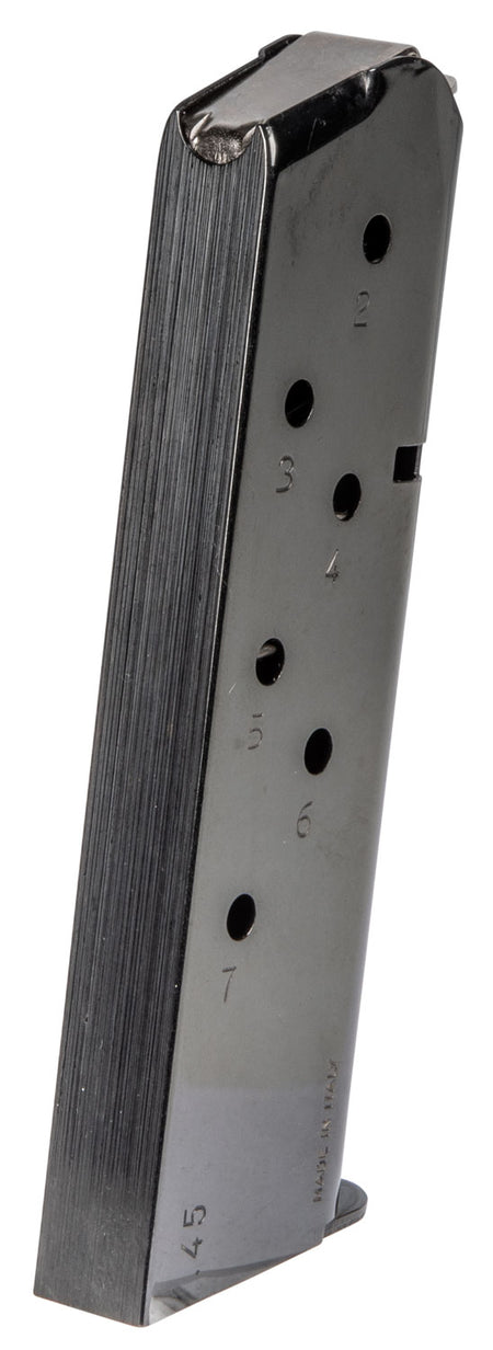 Mec-Gar MGCG4507B 1911 Government 7-Round .45 ACP Blued Carbon Steel Magazine