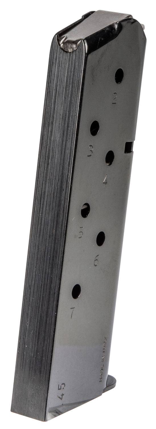 Mec-Gar MGCG4507B 1911 Government 7-Round .45 ACP Blued Carbon Steel Magazine