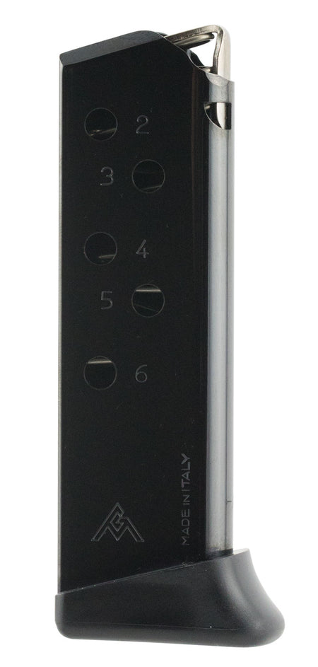 Mec-Gar MGWPPKFRB Standard Blued .380 ACP Walther PPK 6rd Finger Rest Magazine