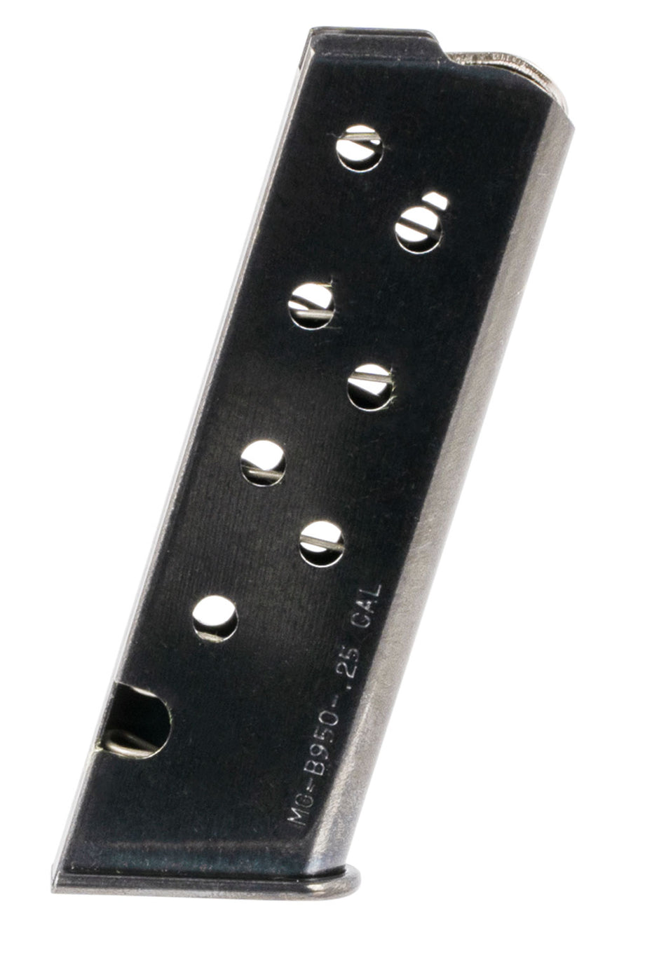 Mec-Gar MGPB95008 Beretta 950 Jetfire .25 ACP 8rd Blued Detachable OEM Magazine