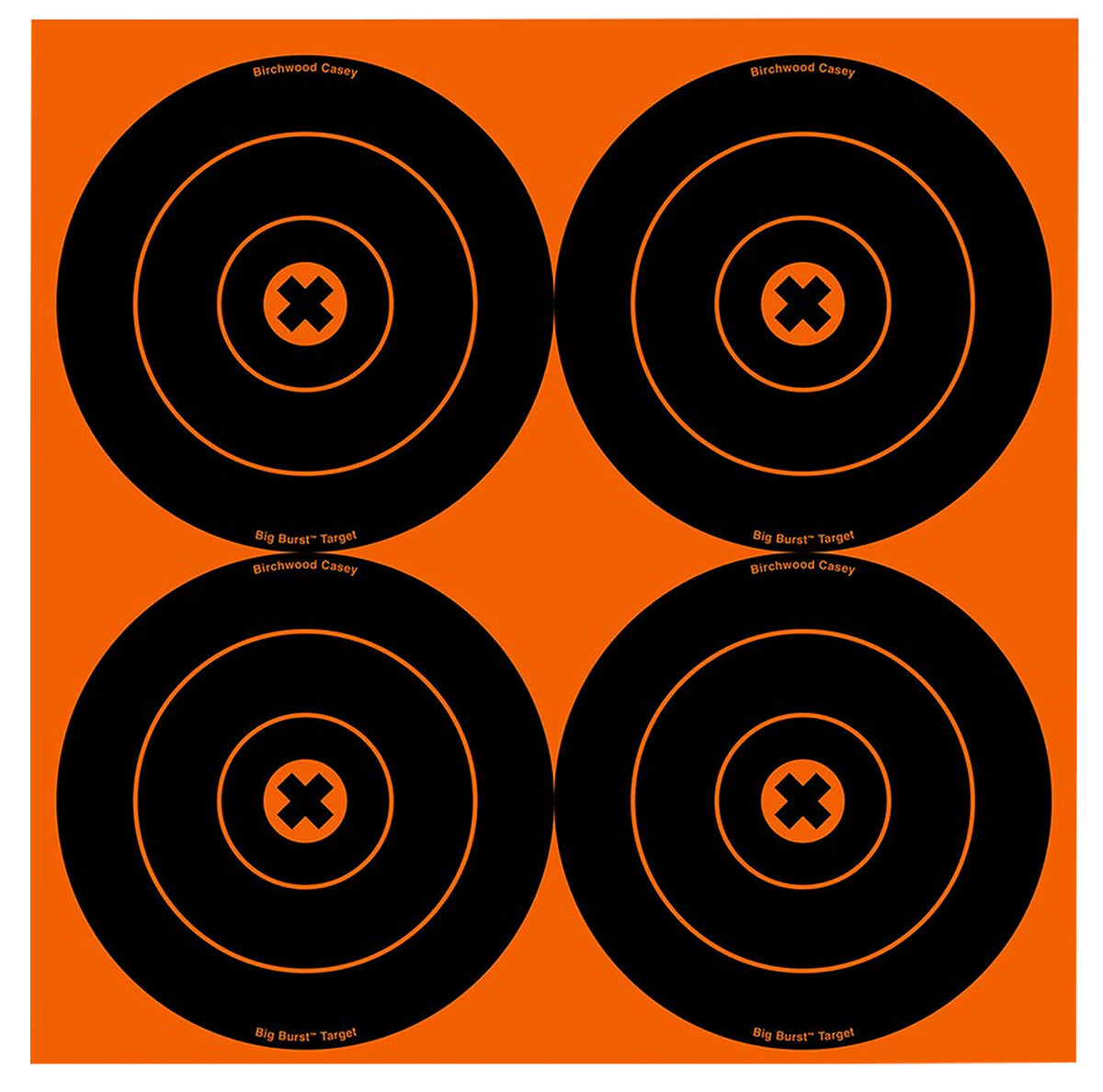 Birchwood Casey 36612 Big Burst 6" Bullseye Sight-In Self-Adhesive Target 12 Pack