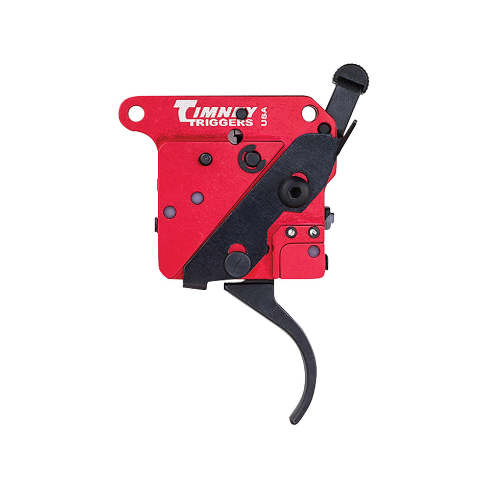 Timney 533 2-Stage Trigger 1-1.5 lbs Draw Weight Red Housing Black Trigger Remington 700 Right