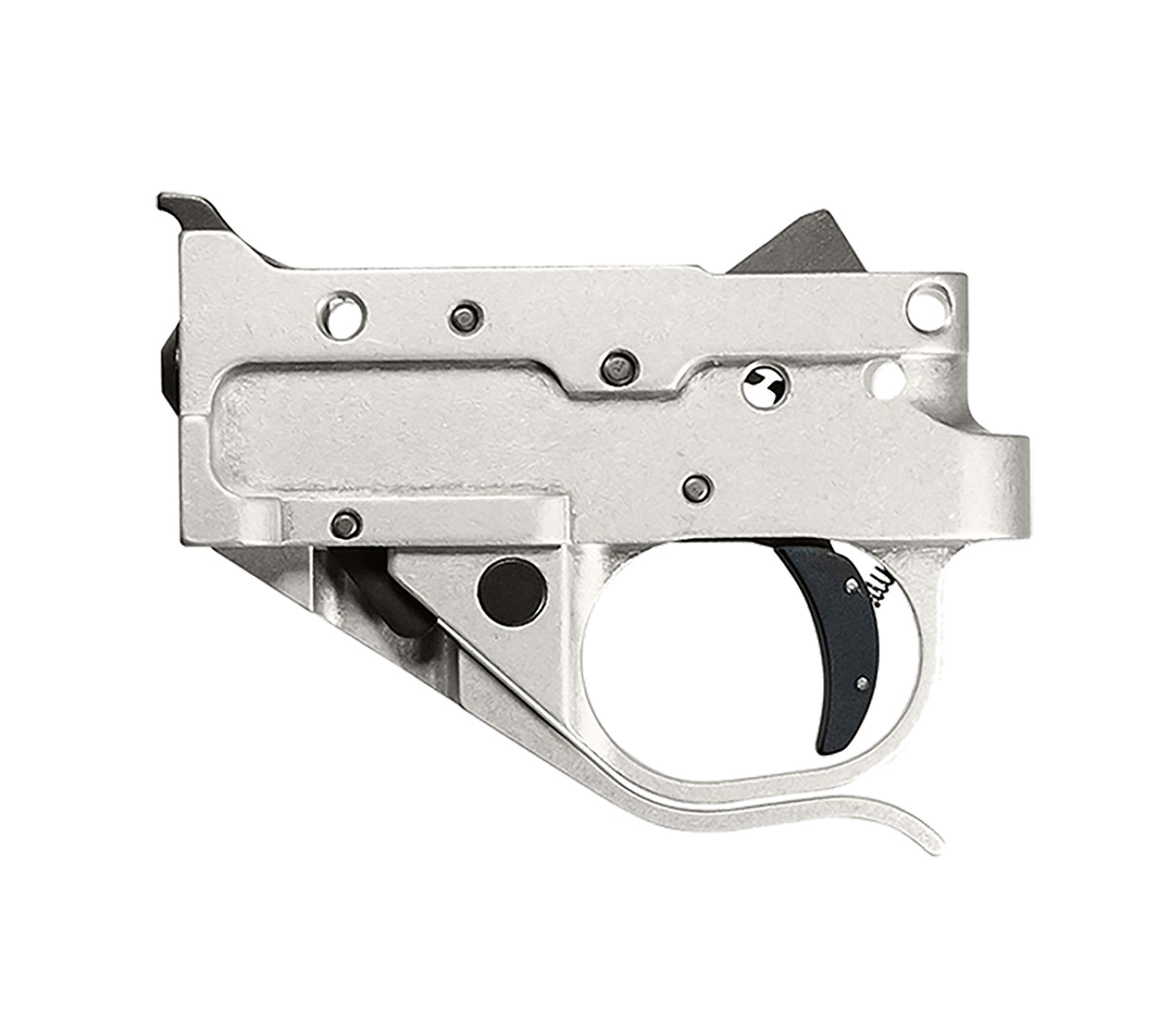 Timney 10221C16 Ruger 10/22 Replacement Single-Stage Curved Trigger 2.75 lb Silver Housing Black Shoe