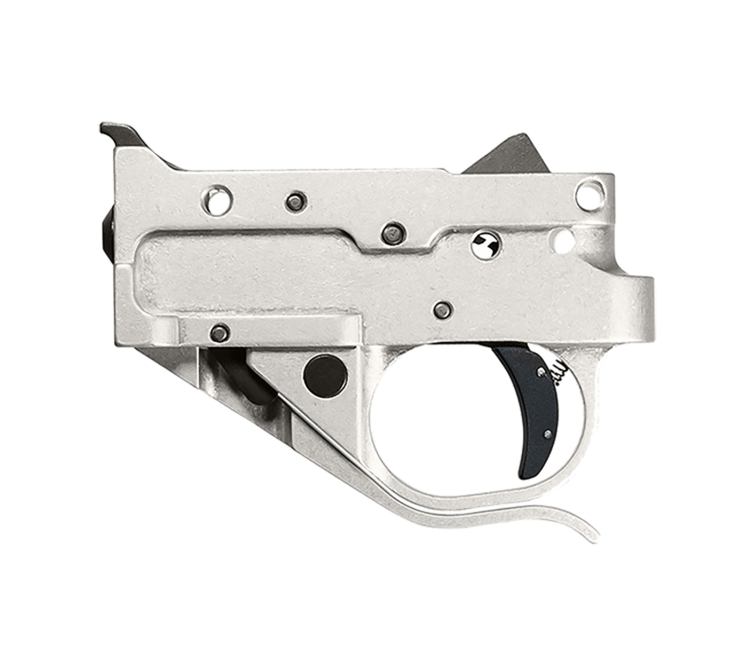 Timney 10221C16 Ruger 10/22 Replacement Single-Stage Curved Trigger 2.75 lb Silver Housing Black Shoe