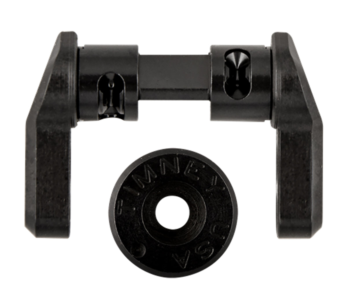 Timney 49'r Ambidextrous Safety Selector 49 or 90 Degree Throw AR Mil-Spec Black Steel
