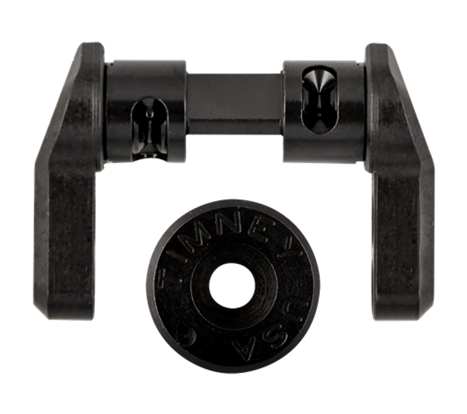 Timney 49'r Ambidextrous Safety Selector 49 or 90 Degree Throw AR Mil-Spec Black Steel