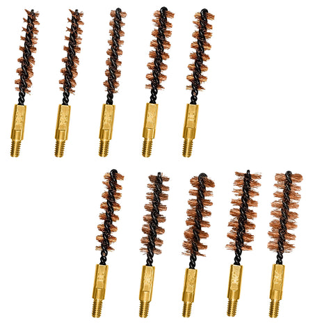 Otis FG380BP Variety Bronze Bristle Bore Brushes Multi-Caliber Rifle & Pistol 10 Pk