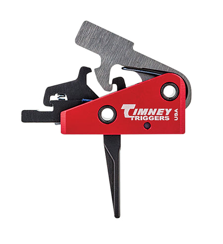 Timney 662SST Targa Short AR-15 Two-Stage Straight Trigger with 2 lb Pull Black/Red