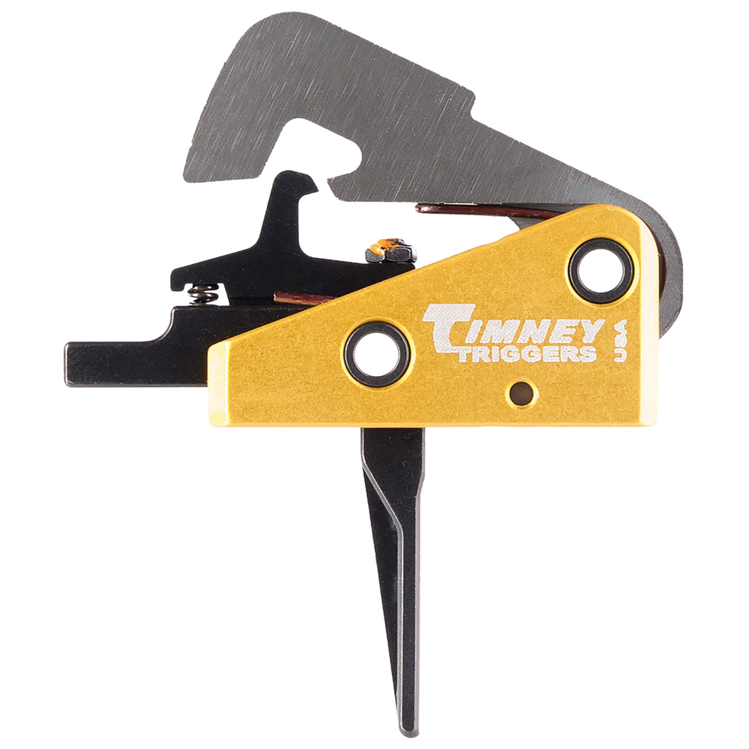 Timney 670ST AR-10 Competition Single-Stage Straight Trigger with 4 lb Pull Black/Gold
