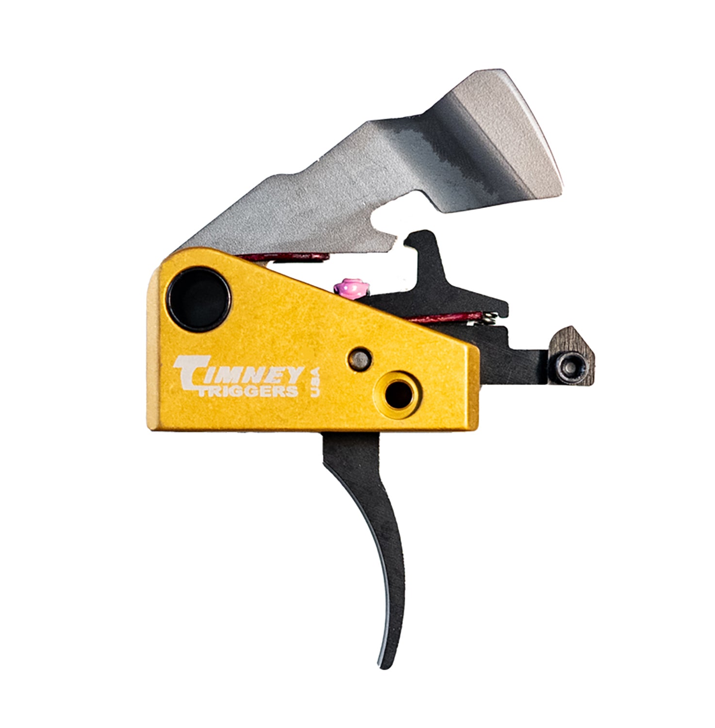 Timney 691S Featherweight FN SCAR17 Single-Stage Curved Trigger with Black/Gold Finish