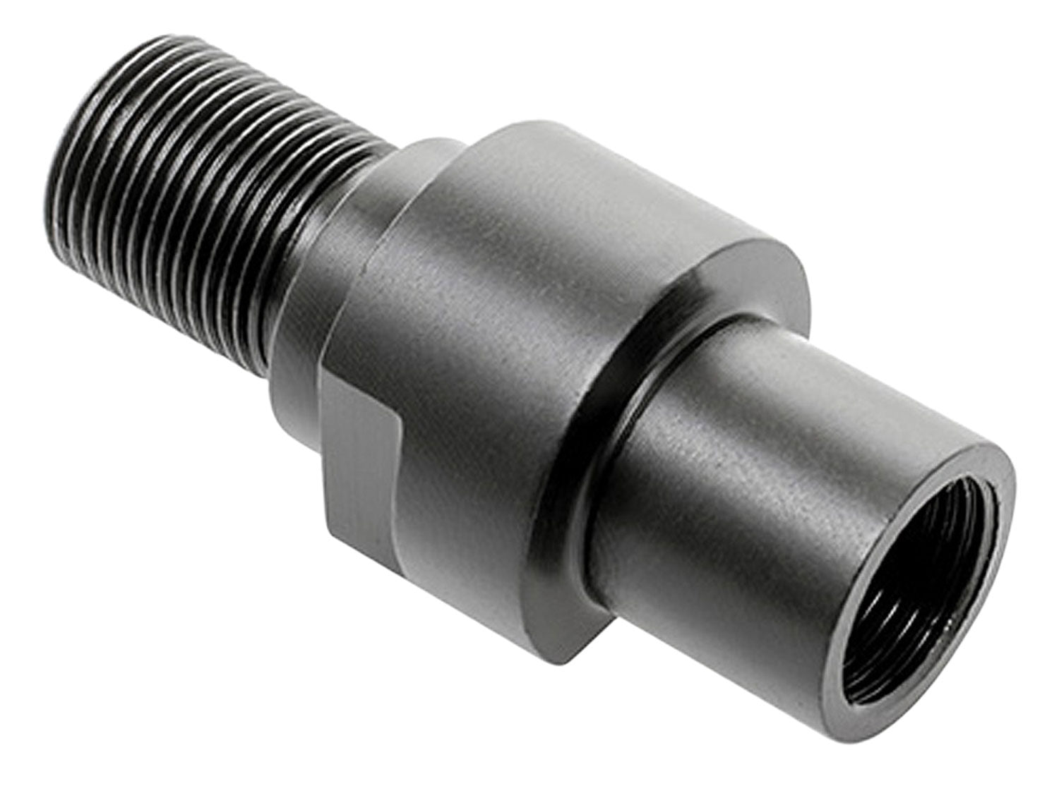 CMMG 57DA53A FN PS90 Muzzle Thread Adapter 5.56/.223 Black Steel 1/2"-28 tpi Tactical