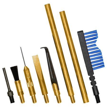 Otis Brass Scraper Firearm Maintenance Tool Set MSR AR Multi-Caliber