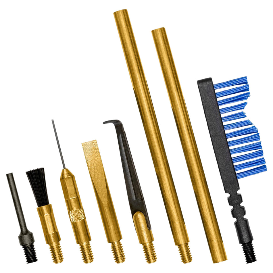 Otis Brass Scraper Firearm Maintenance Tool Set MSR AR Multi-Caliber