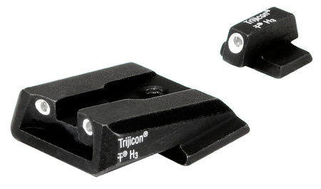 Trijicon Bright & Tough Tritium Night Sights White Outline Front & Rear for Smith & Wesson M&P/M&P M2.0