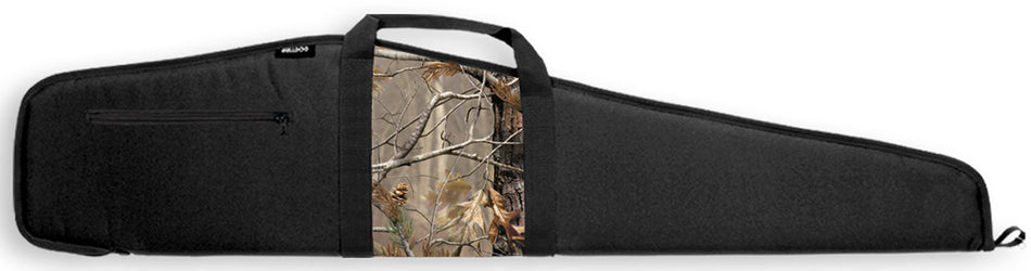 Bulldog BD21044 44" Scoped Rifle Case Black Nylon Integrated Realtree AP Camo Panel