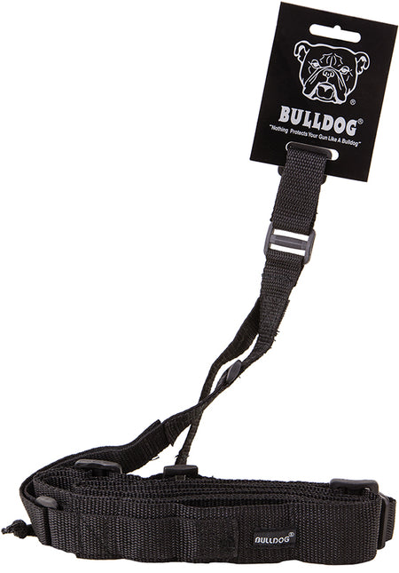 Bulldog BD825 Black Nylon 3-Point Tactical Adjustable Rifle Sling