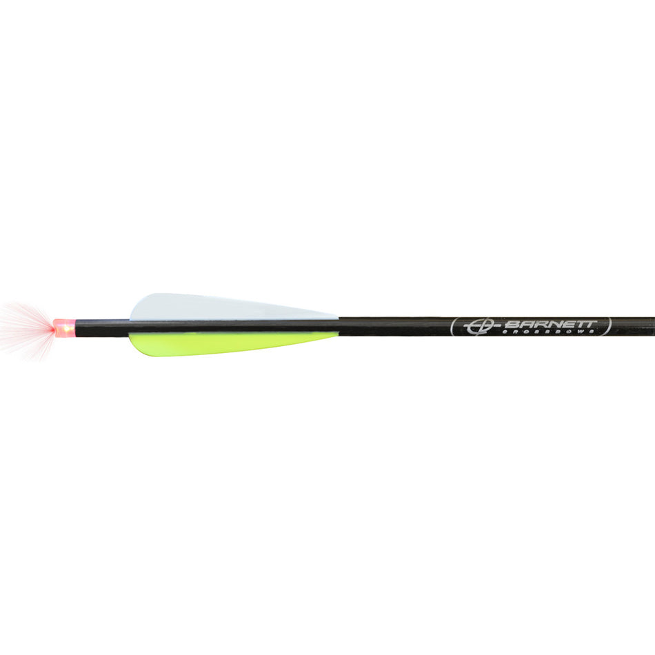 Lumenok 20" Carbon Crossbow Bolts HD Orange Barnett w/Lighted Moon Nocks 3 pk.