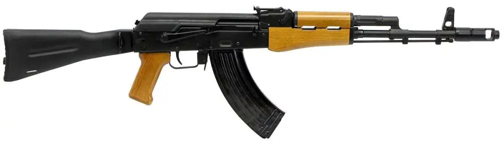 Kalashnikov KR-103 AK-47 Rifle, 7.62x39, Side-Folding Stock, Blonde Wood/Black Synthetic