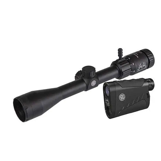 SIG Buckmasters 3-9x40mm Scope and Laser Rangefinder Combo