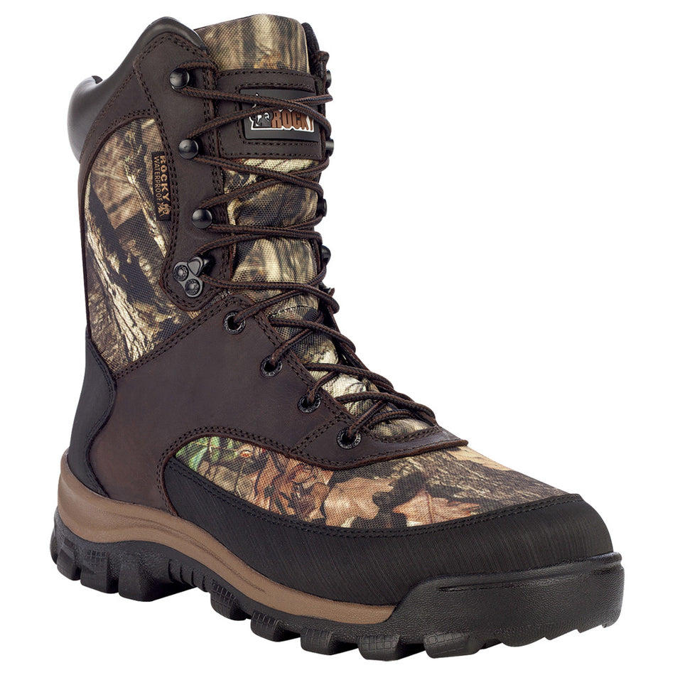 Rocky Core Comfort Waterproof Boot Mossy Oak Infinity 800g Size 10