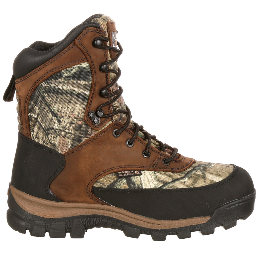 Rocky Core Comfort Waterproof Boot Mossy Oak Infinity 800g Size 11