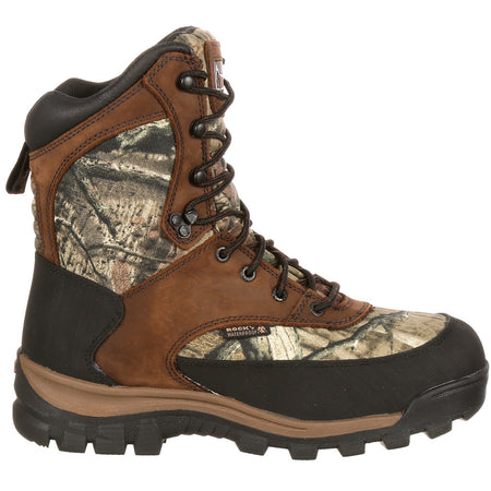 Rocky Core Comfort Waterproof Boot Mossy Oak Infinity 800g Size 11