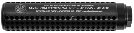 Beretta CX4 Storm Barrel Shroud 9mm/40/45 Black Aluminum EU00029