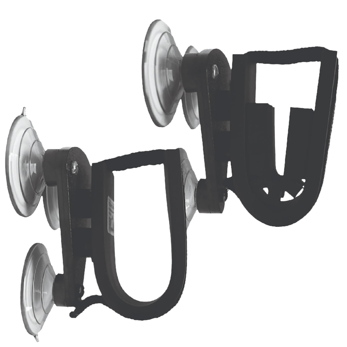 Rugged Gear 10010 Black Metal Suction Cup Firearm Holder