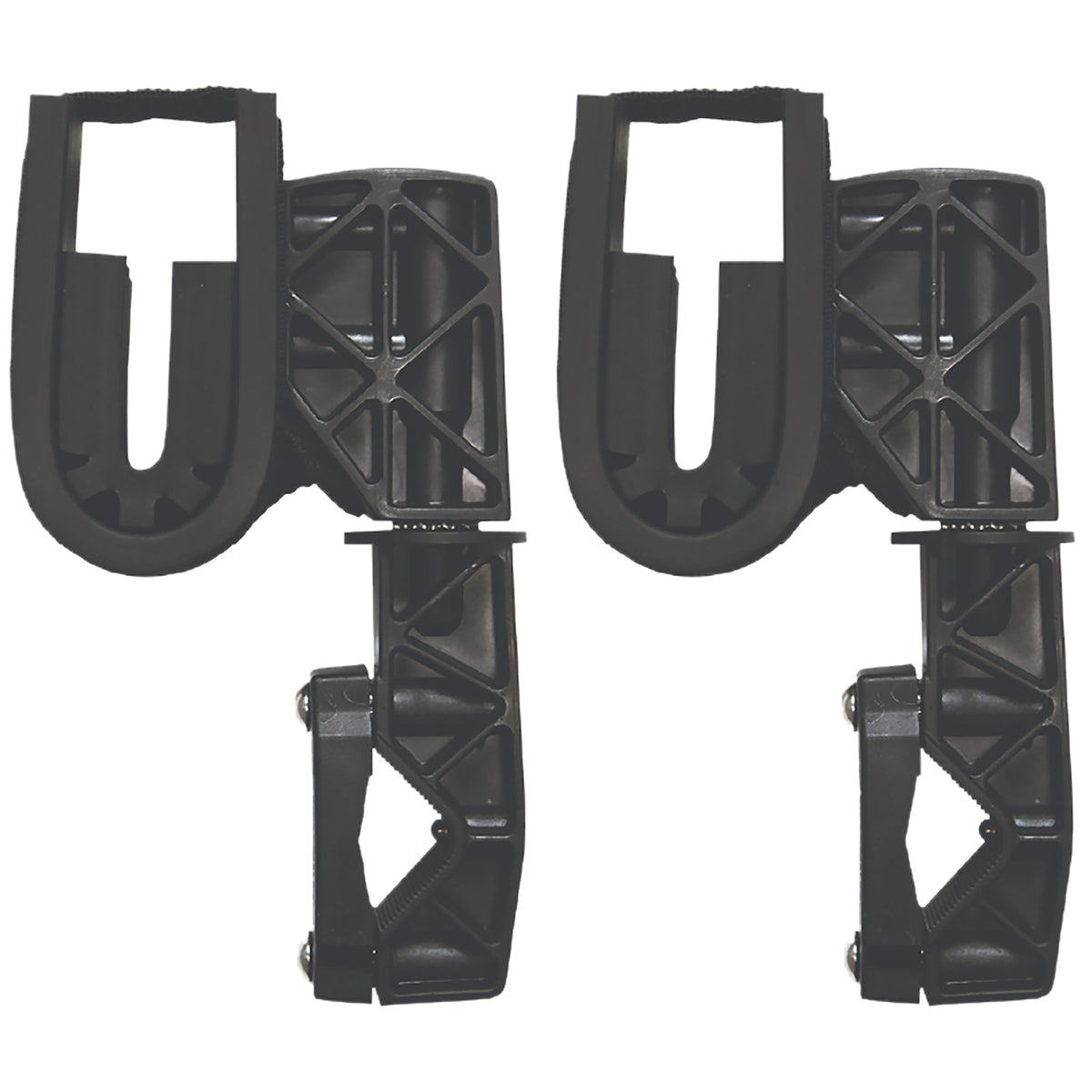 Rugged Gear 10100 ATV Single Hook Rifle/Shotgun Gun Holder Black Nylon Pair