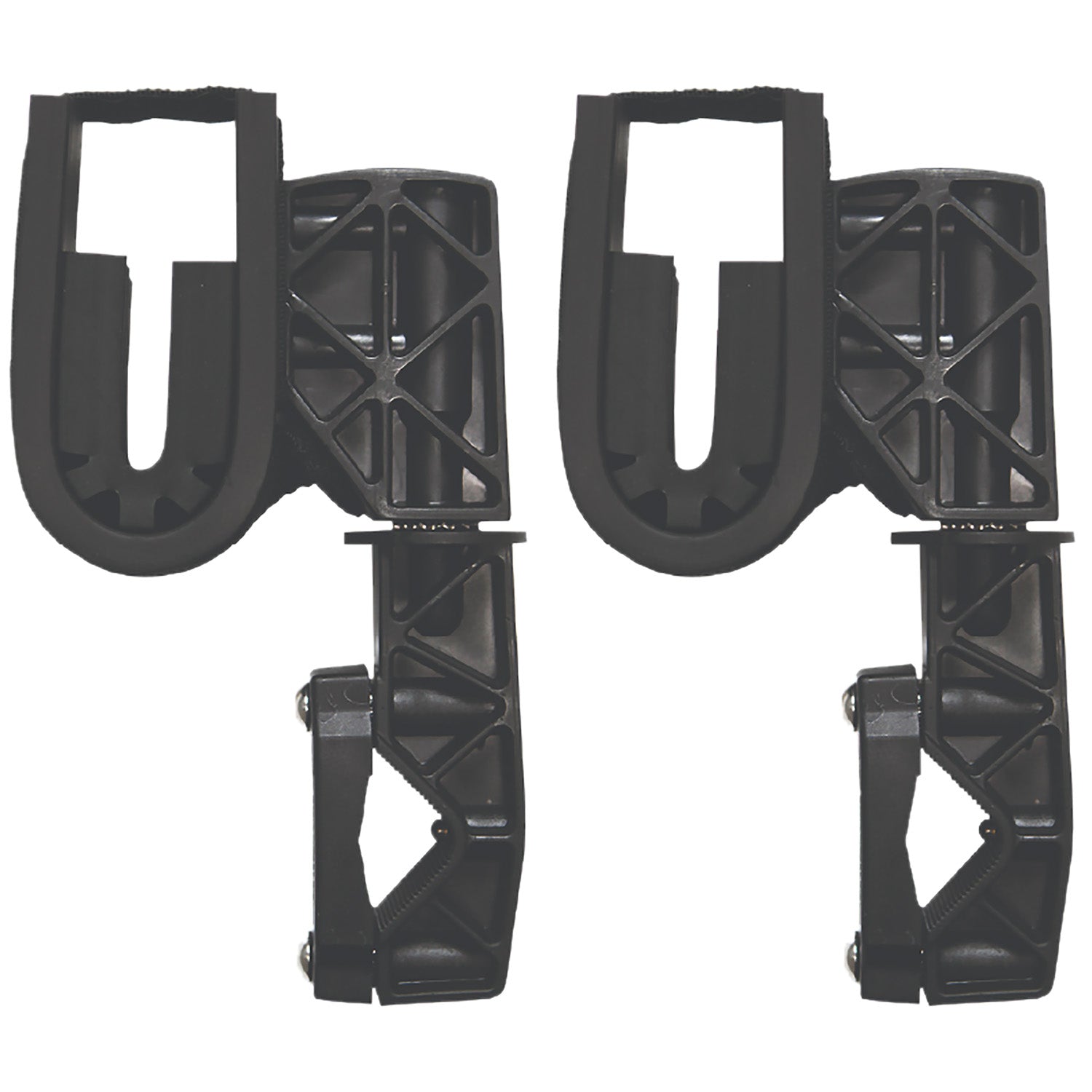 Rugged Gear 10100 ATV Single Hook Rifle/Shotgun Gun Holder Black Nylon Pair