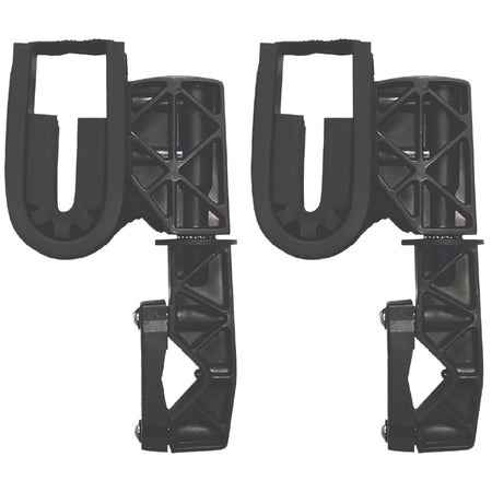 Rugged Gear 10100 ATV Single Hook Rifle/Shotgun Gun Holder Black Nylon Pair