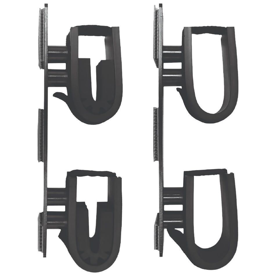 Rugged Gear 10040 Dual Lock Gun Mount Black Metal 2 Pack