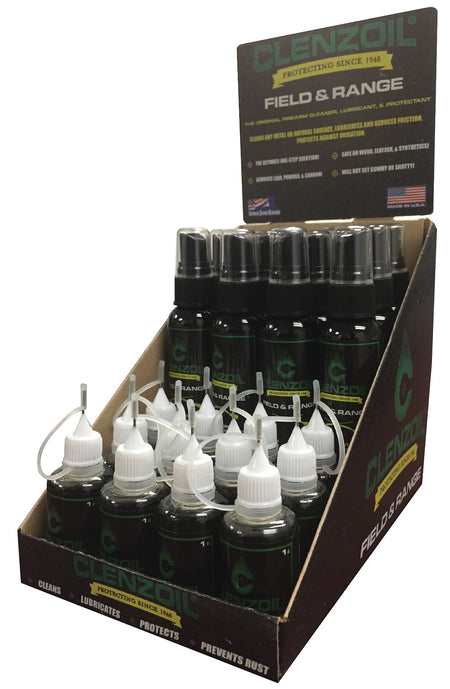 Clenzoil 2281 Field & Range 24-Count Display, One-Step Cleaner Lubricant and Rust Preventative