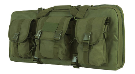 NcSTAR VISM Tactical Deluxe 2-Firearm SubGun/AR/AK Case 28" Green