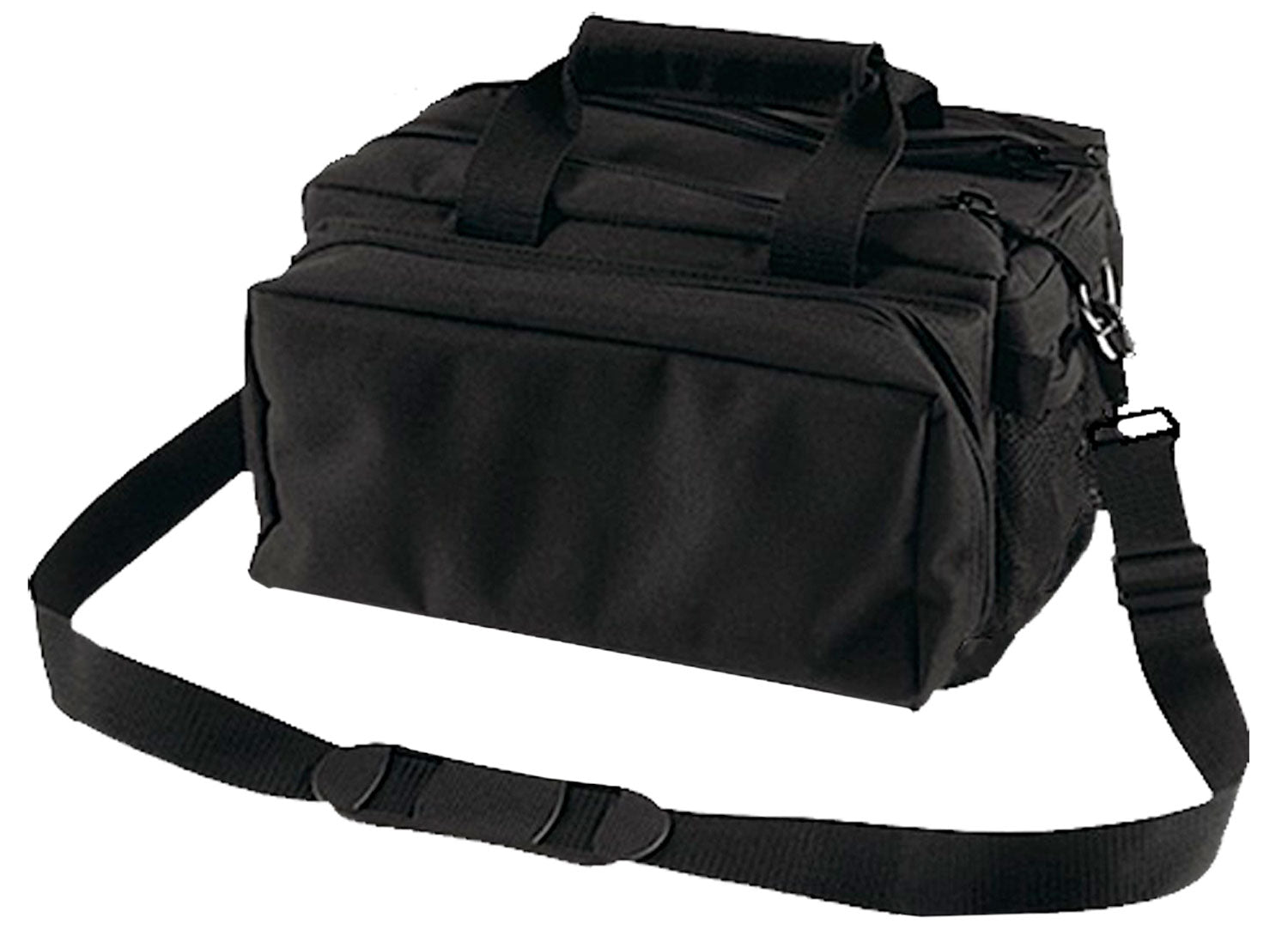 Bulldog BD910 Deluxe Black Nylon Range Bag Water-Resistant with Removable Divider and Pockets