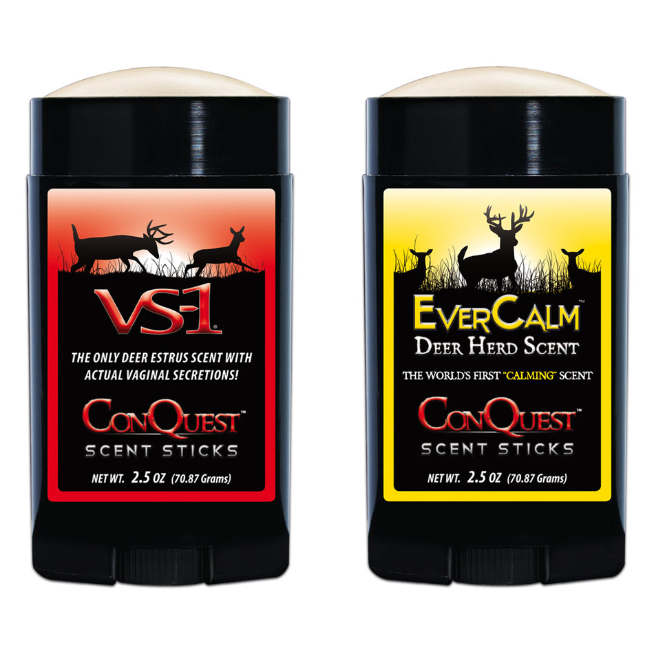 ConQuest EverCalm and VS-1 Estrus Scent Stick Hunter Pack