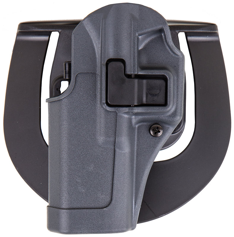 Blackhawk Serpa Sportster OWB Holster Size 00 Gun Metal Gray Polymer Paddle Compatible with Glock 17/22/31/47 Left Hand