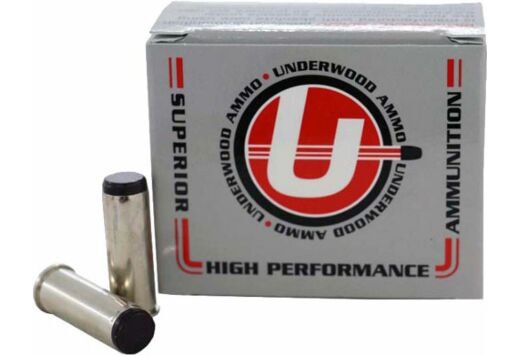 Underwood Ammo .44 Magnum 747 Wadcutter Black Cherry Coated Hard Cast 200 Grain