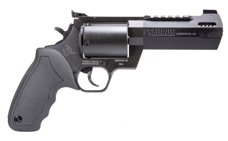 Taurus Raging Hunter 500 S&W Mag Revolver, 5.12in Ported Barrel, 5-Round, Black Steel Frame