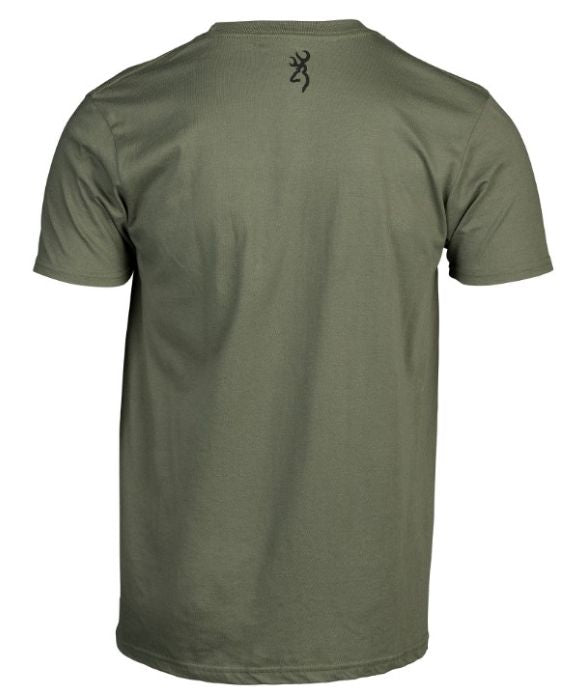BROWNING SS T-SHIRT CAMO BUCKMARK GREEN/OVIX XXLARGE