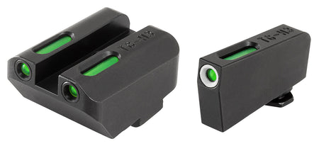 TruGlo TG13GL4A TFX Low Suppressor Height Green Tritium Fiber Optic Front & Rear Sights for Glock