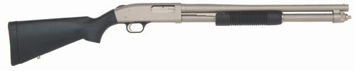 Mossberg 590 Mariner 12 Gauge 8+1, 20" Cylinder Bore Barrel, Silver Marinecote, Pistol Grip Kit Included