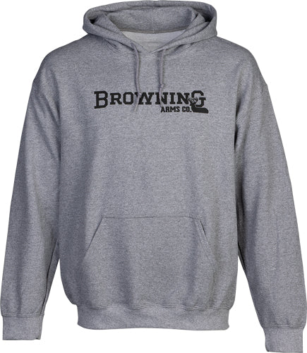 BROWNING HOODIE BACKFENCE HEATHER GRAY XXLARGE