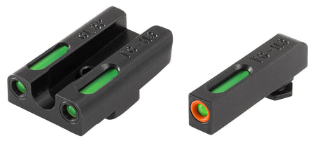 TruGlo TFX Pro TG13GL3PC Tritium Fiber Optic Orange Outline Sights for Glock 42/43 Series